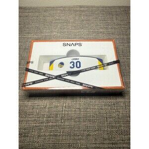 NIB Snaps NBALAB  Warriors Stephen Curry  Hat Strap Accessory Clip
